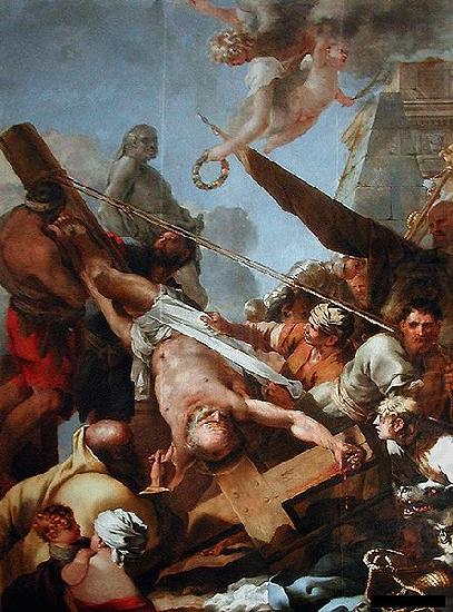 Le crucifiement de Saint Pierre, Sebastien Bourdon